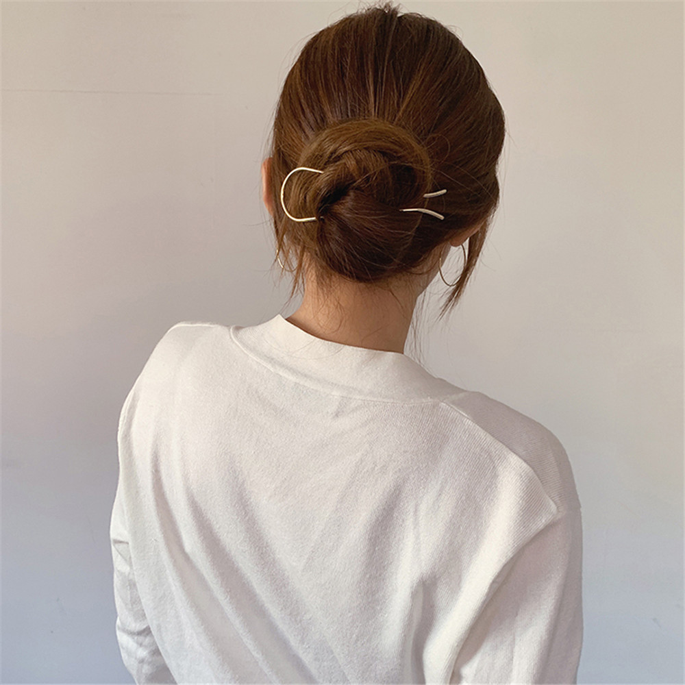 Kẹp tóc chữ u kiểu dáng đơn giản cho nữ