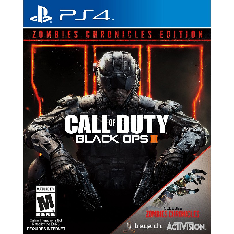 Đĩa Game Ps4 Call of Duty Black Ops III Zombies Chronicles Edition