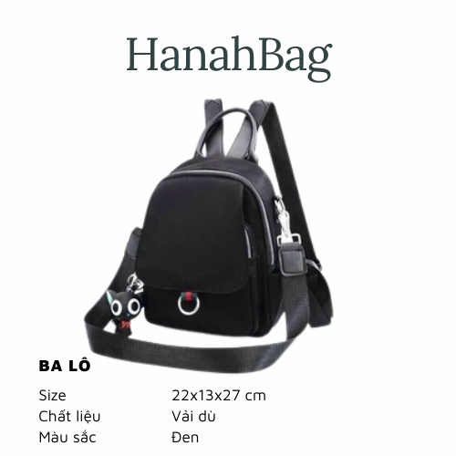 Balo Dù Mini Thời Trang Hàn Quốc Đi Làm Đi Chơi Chống Nước Không Bám Bụi