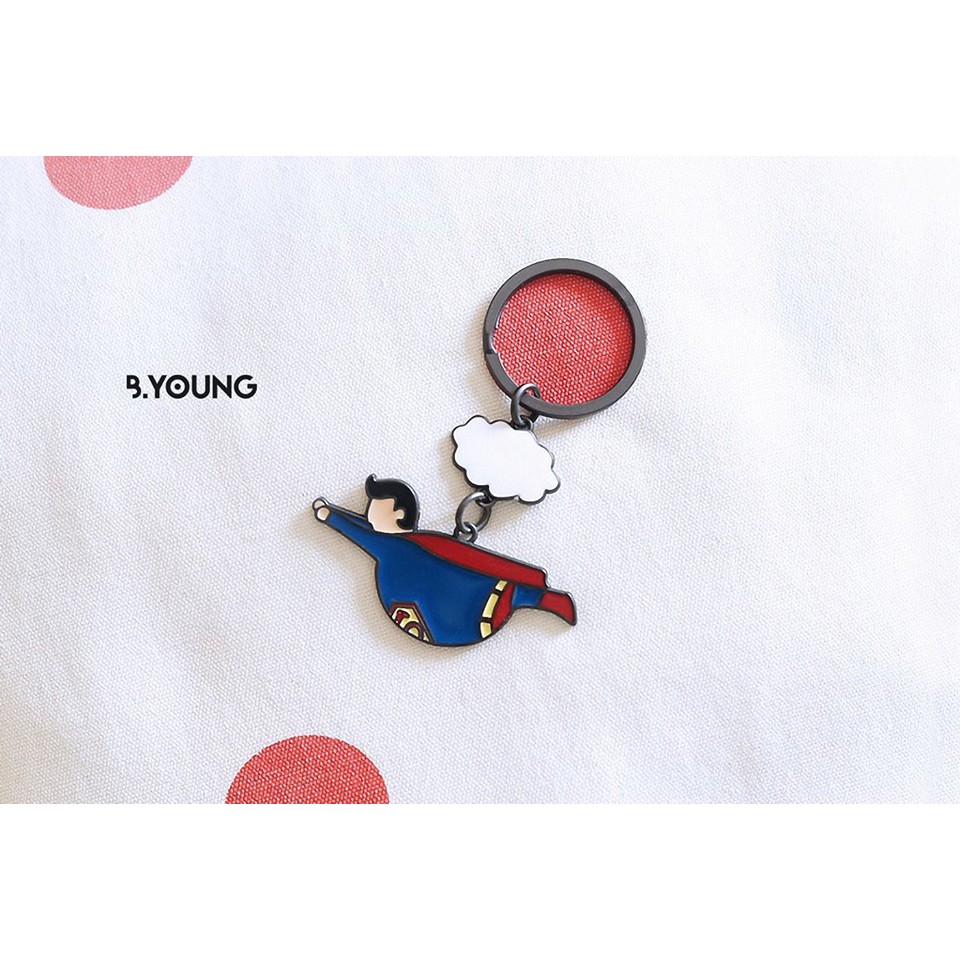 Móc khóa siêu anh hùng bụng bự