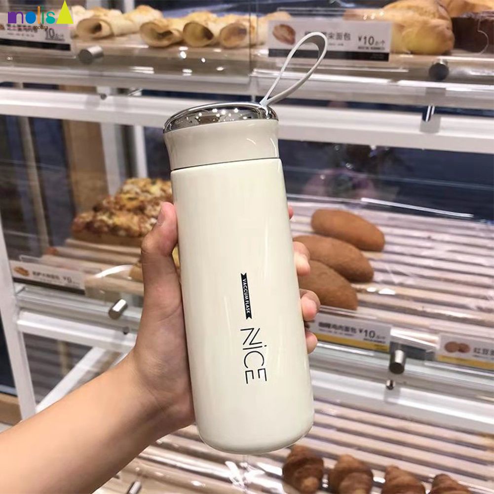 Sẵn Sàng Thủy Tinh 400ML Giữ Nhiệt Màu Đôi-Treo Tường Lớn Dung Tích Bình Nước Chịu Nhiệt Di Động Du Lịch Thể Thao Ngoài Trời Đơn Giản trà Rò Rỉ Chống-Molisa