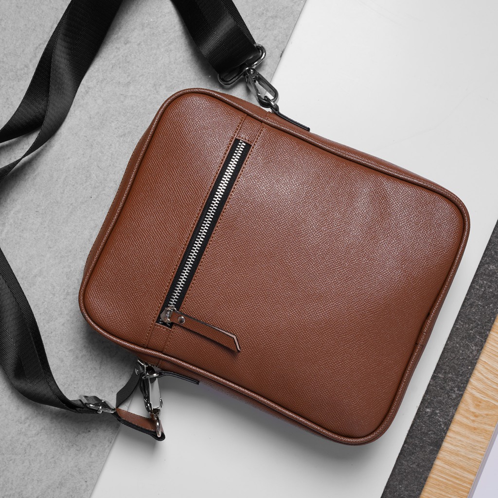 [Mã LT200 giảm 200K đơn 699K] Túi đeo chéo Da Thật LAGOM Messenger Bag
