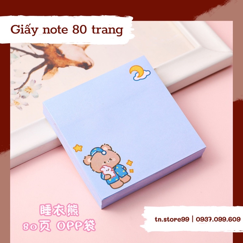 GIẤY NOTE 80 TRANG