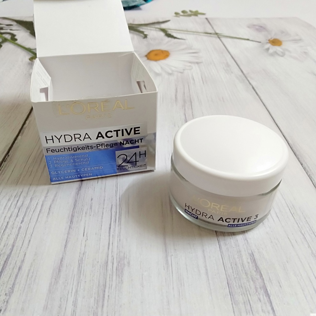 Kem dưỡng Loreal Hydra Active ngày đêm, kem dưỡng ẩm da mặt  giúp tái tạo phục hồi căng mịn làn da