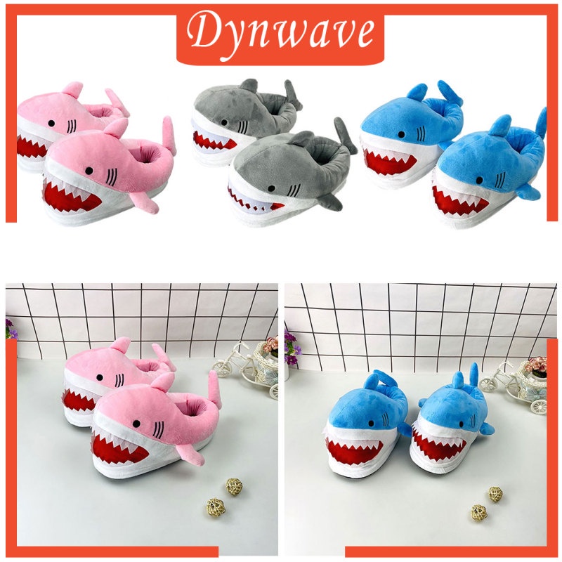 Dép Bông Đi Trong Nhà Hình Cá Mập Chống Trượt Vui Nhộn