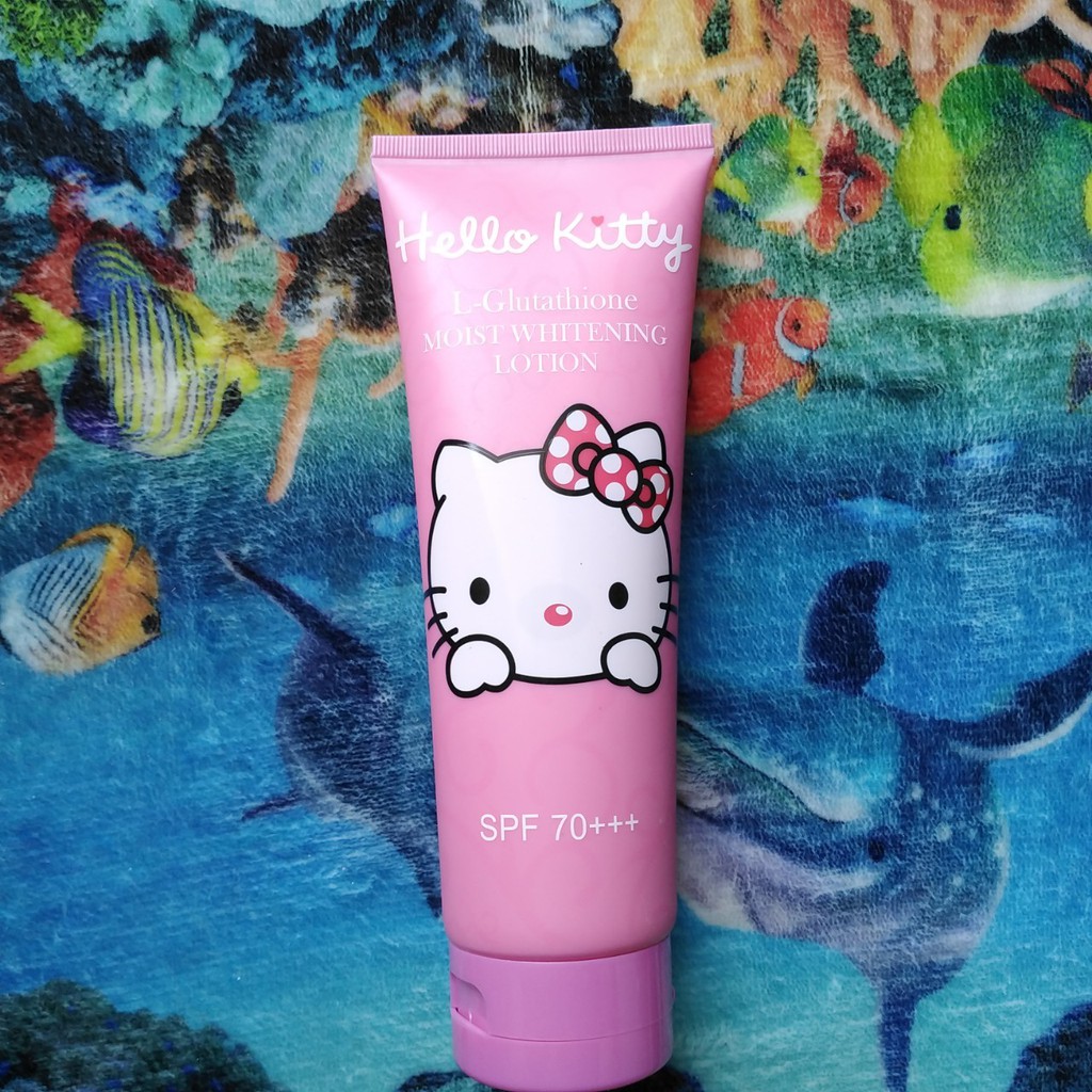 Kem dưỡng body make up trắng da Hello Kitty hồng - PN