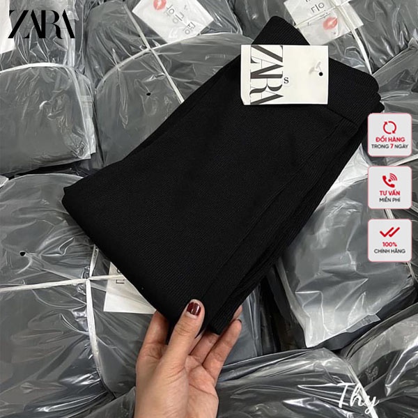 Quần Legging Nữ Gân Tăm Ống Loe Hàng Z.A.R.A Tuồn Xưởng