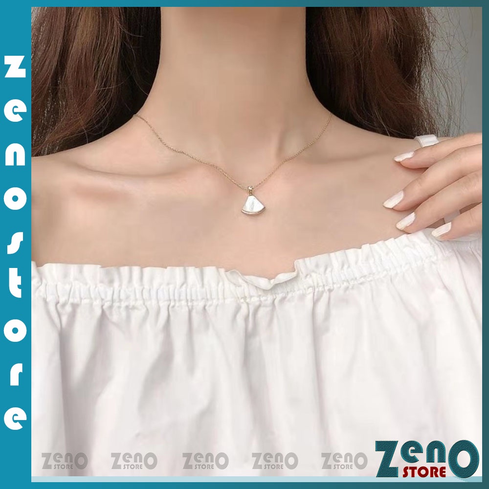 Vòng cổ Fritillary titan (full box) DC08, dây chuyền đơn giản, cá tính phong cách Hàn Quốc