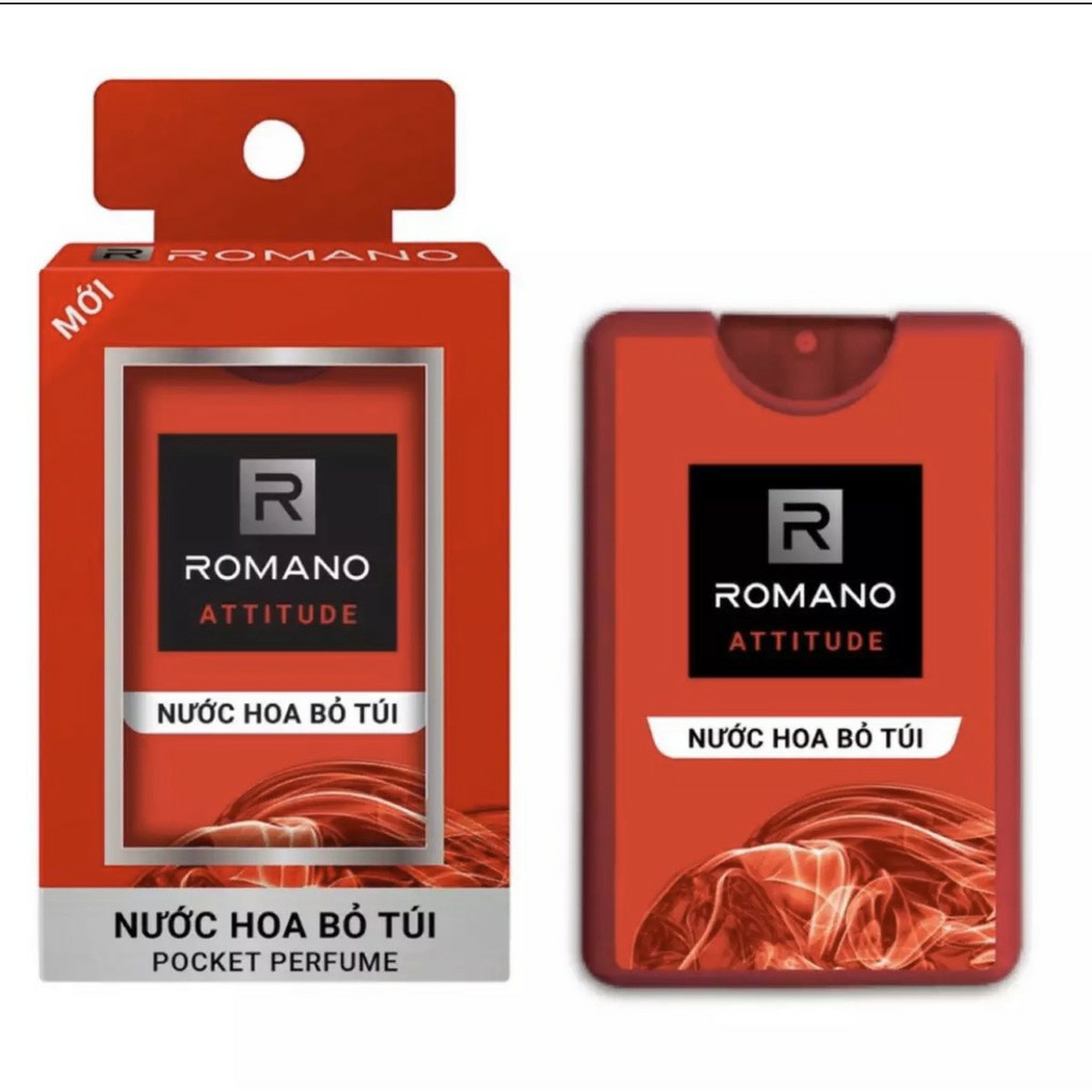 Nước Hoa Bỏ Túi Romano 250 lần Xịt 18ml-Hàng Chính