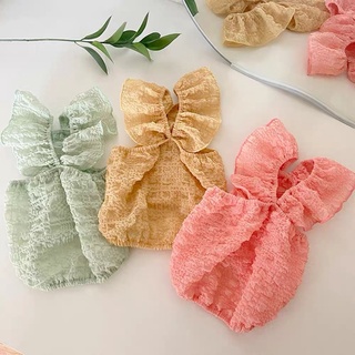 Váy Đầm vải nhún baby cánh tiên cho chó mèo thú cưng