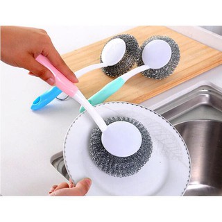 BÙI NHÙI THÉP CỌ NỒI CÓ TAY CẦM[ HÀNG LOẠI 1 ]