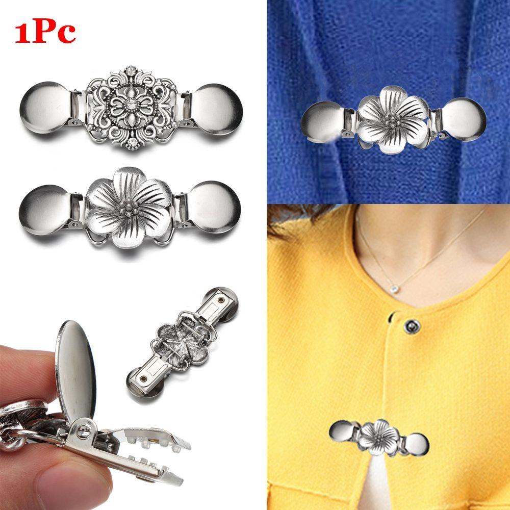 SUMU Kẹp Cài Áo Cardigan Hình Hoa Đính Đá Thời Trang Mùa Đông Mới