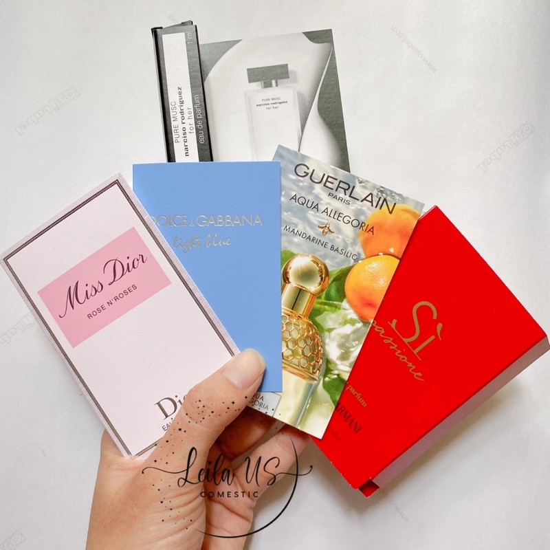 Set 5 vial mẫu thử nước hoa