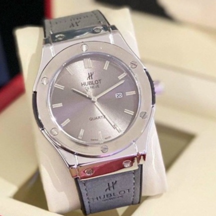Đồng hồ hublut nam.dây silicon bọc da bò cao cấp,bảo hành 12 tháng
