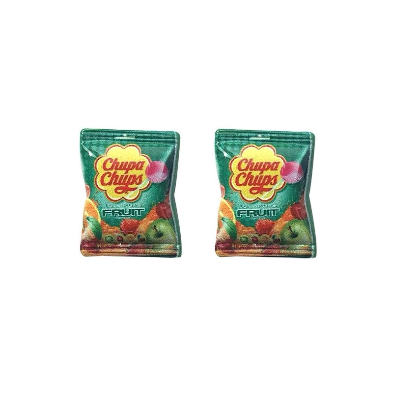 Khuyên tai thiết kế hình túi bánh kẹo phong cách Hàn Quốc đáng yêu dành cho nữ