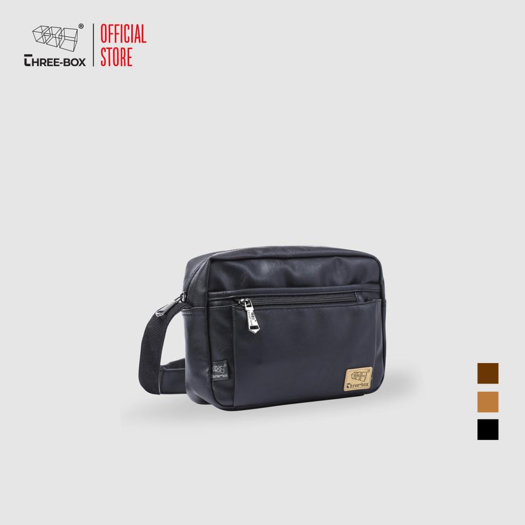 [Mã FASHIONMALLT4 giảm 15% tối đa 30K đơn 150k] Túi đeo chéo Three-Box chính hãng | MS6371