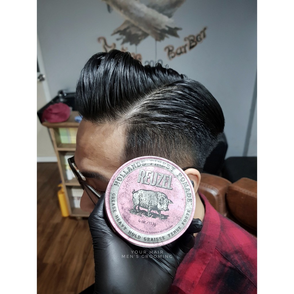 Sáp vuốt tóc Reuzel Pink Pomade - Travel Size 35g