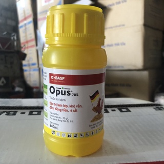 Opus 240mL ( hàng nhập khẩu từ BASF -  Đức) chế phẩm trừ thán thư, đốm  lá, rỉ sắt, lem lép hạt longf1