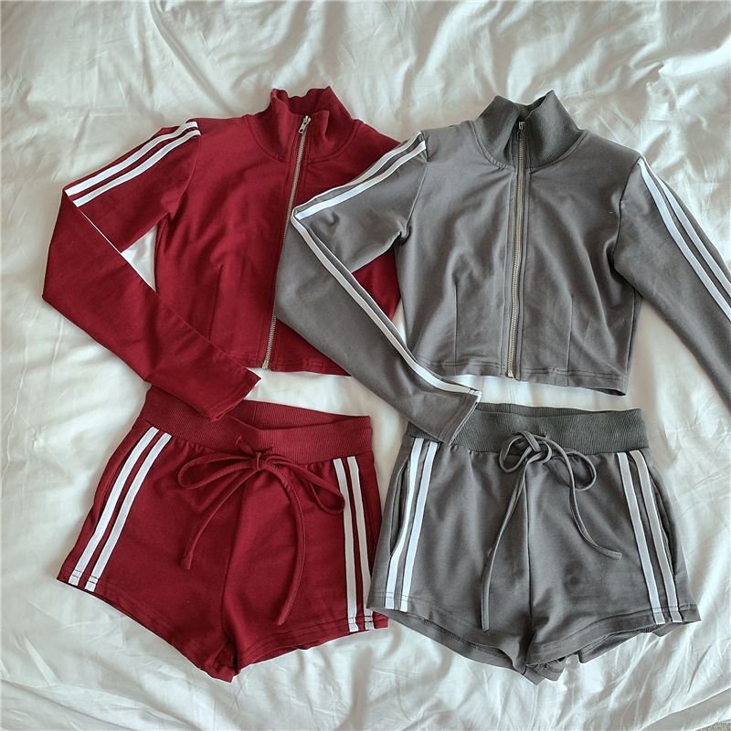 Set áo khoác + quần thể thao nữ 2line phong cách thể thao dành cho nữ - Có ảnh thật