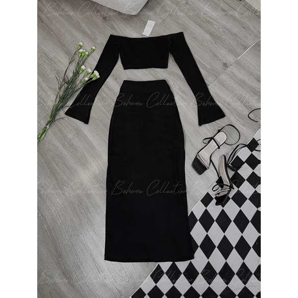 Sét áo trễ vai tay loe