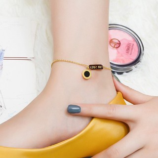 Lắc Chân Nữ Love Me Titan Ko Đen TT 2853
