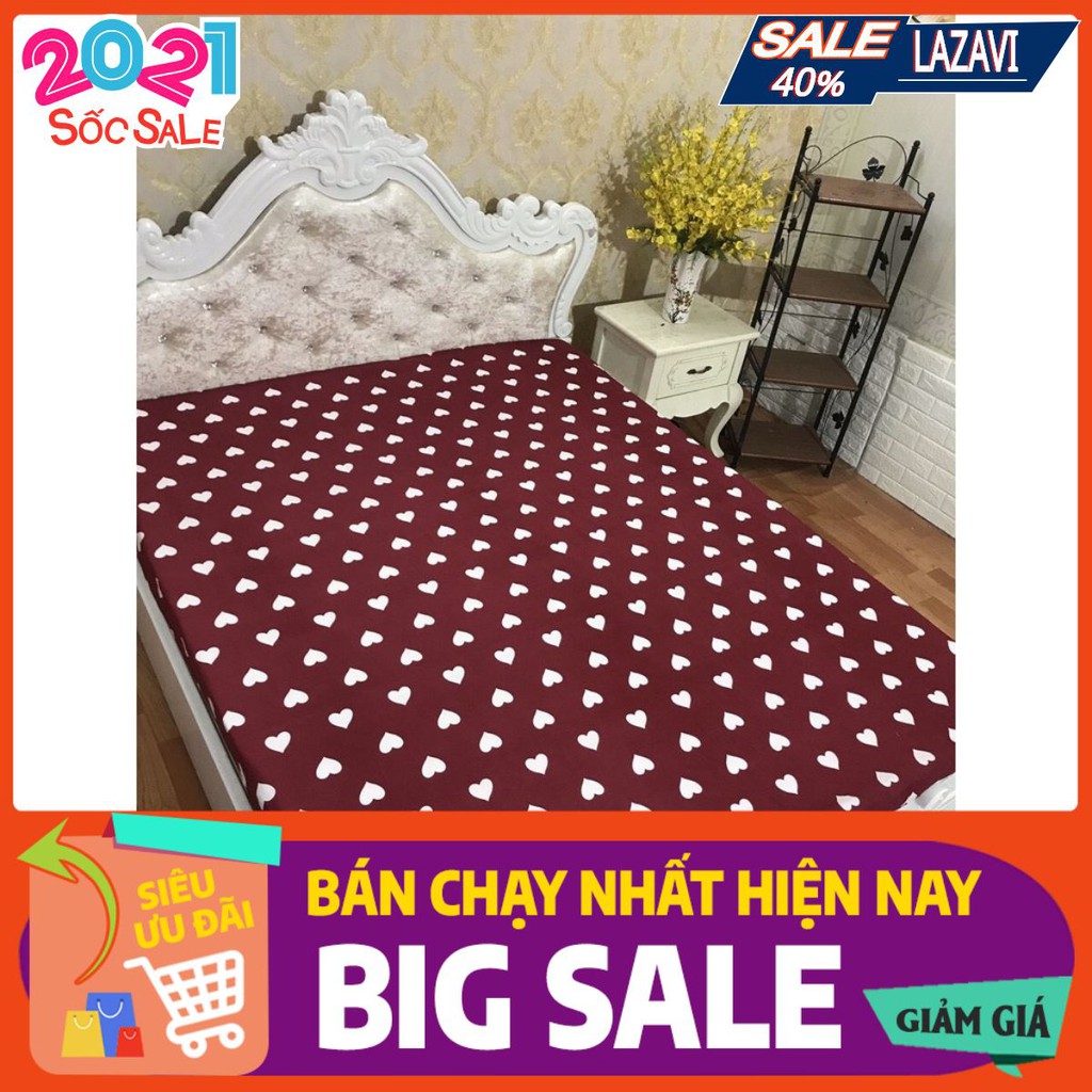 Sale ga chống thấm cotton hoa văn giường 2m2