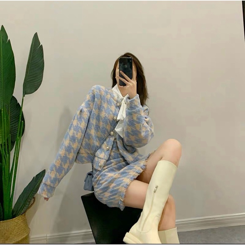 SẴN SET DẠ KẺ ZICZAC HOT HIT