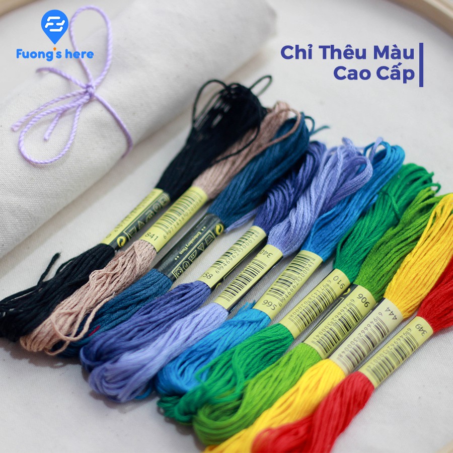 Chỉ Thêu Tép Lẻ Chọn Màu