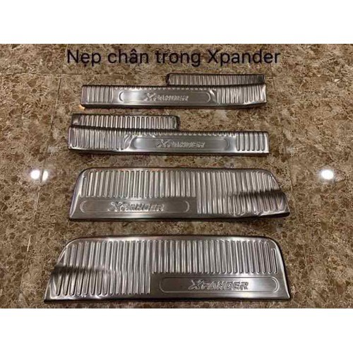 Bộ ốp bậc giẫm trong + ngoài inox xe xpander