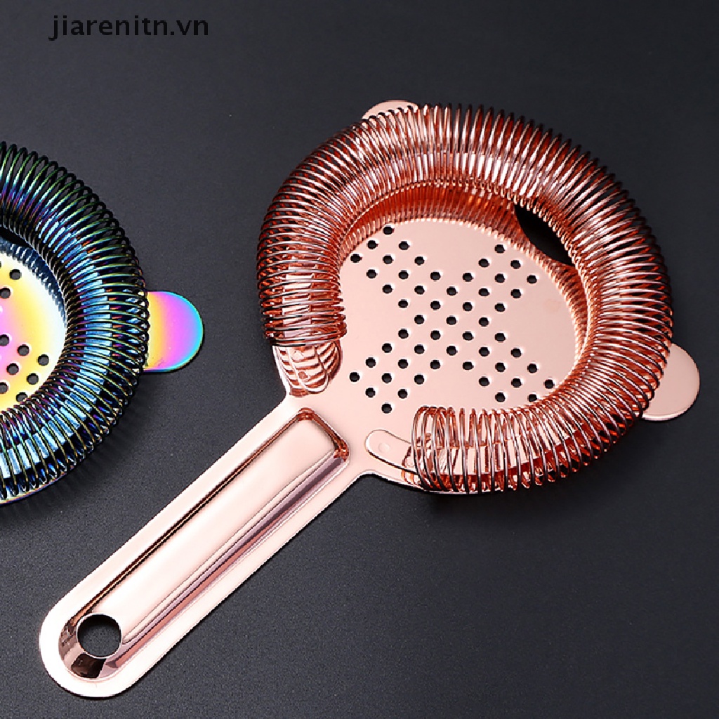 Jiarenitn Bar Strainer Cocktail Strainer Bar Sprung Cocktail Shaker Mixed Drink Tools vn
