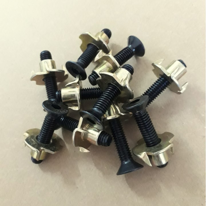 Ốc lục giác chìm đầu bằng M6+ tán chấu- 50 bộ