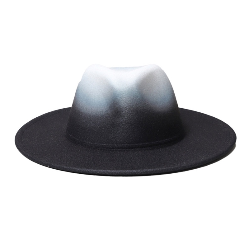 Nón Cao Bồi Rộng Vành Màu Sắc Gradient Dùng Để Hóa Trang