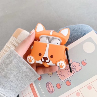 Case Airpod 1/2/pro cún corgi