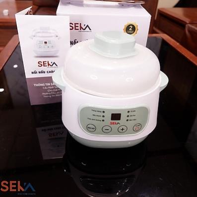 Nồi Nấu Cháo Chậm, Nấu Yến Cách Thuỷ SEKA Chính Hãng Bảo Hành 12 Tháng