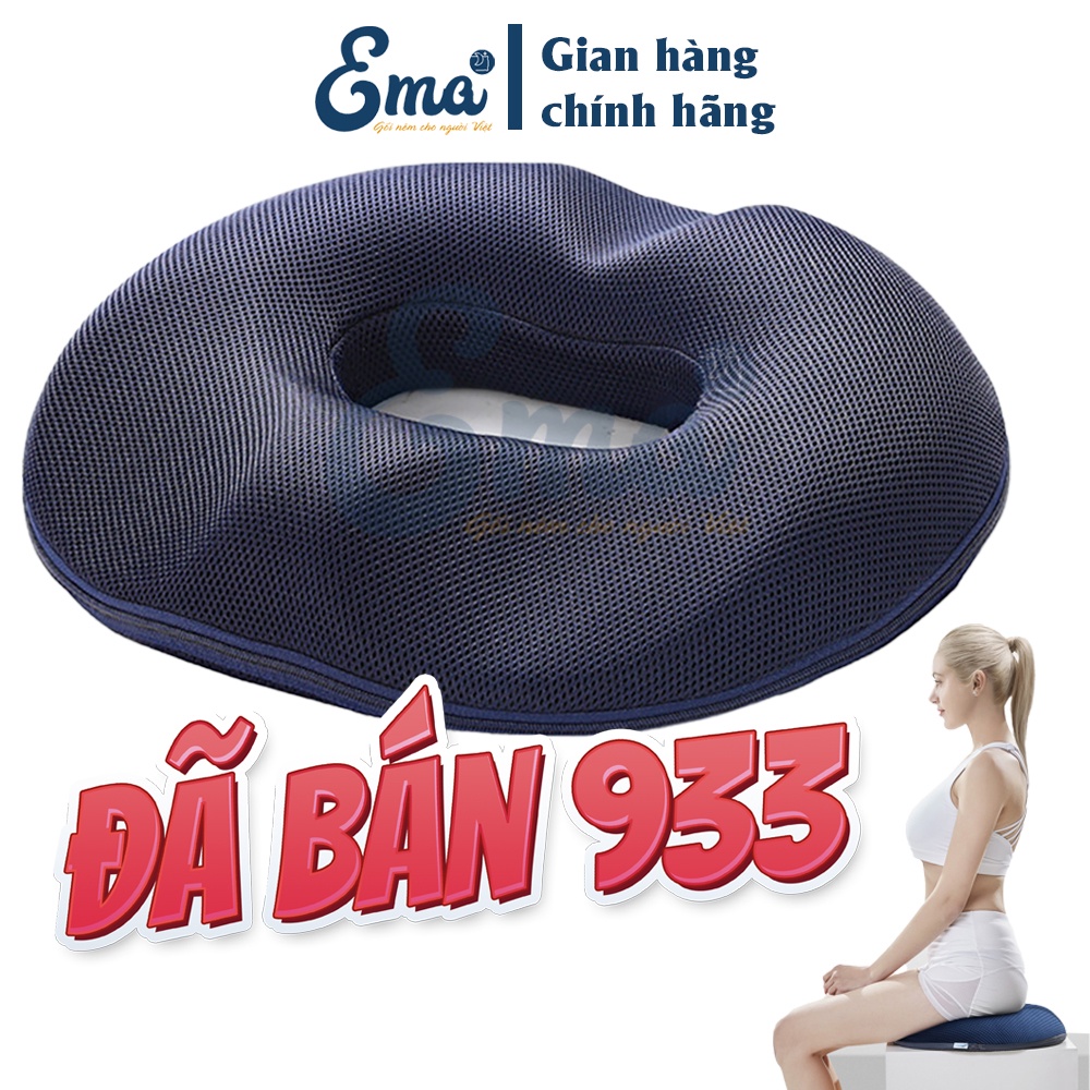 Đệm chống trĩ, đau xương cụt Ema - Giảm đau vùng trĩ, xương cụt cho dân văn phòng, lái xe