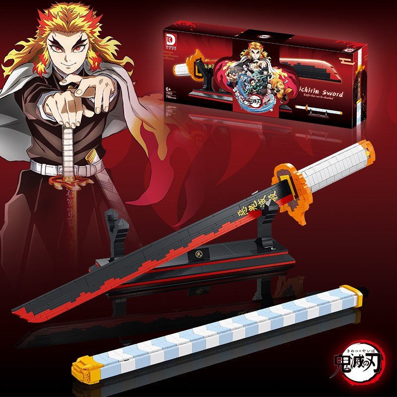 Đồ chơi lắp ráp mô hình DK1503 Demon Slayer Thanh Gươm Diệt Quỷ Lưỡi Gươm Diệt Quỷ ,Yaiba Kimetsu