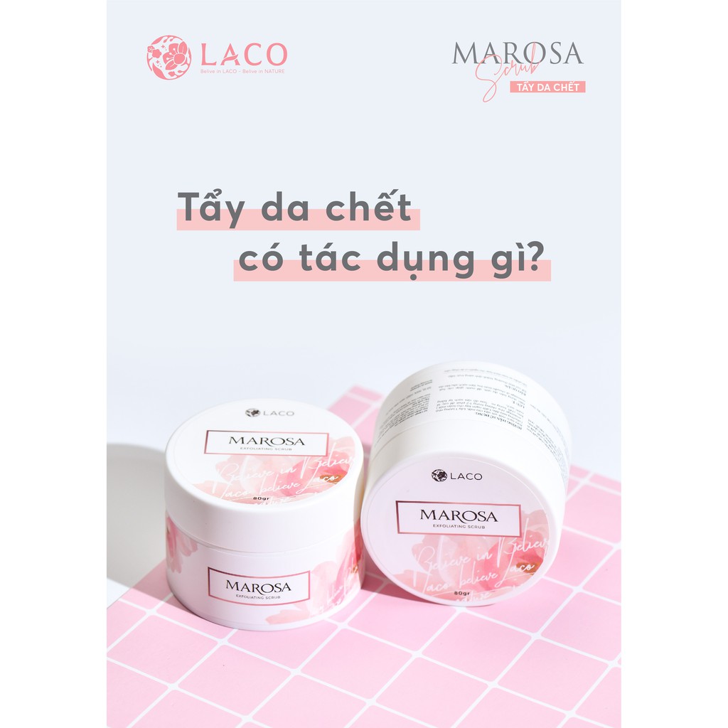 TẨY DA CHẾT MAROSA (TDC FACE & BODY) - giúp tăng hấp thụ dưỡng chất cho làn da tươi trẻ