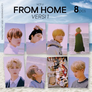 Bộ 8 Thẻ Hình Nhóm Nhạc nct u (from home) nct 2020 pt1
