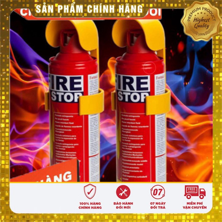 Bình cứu hoả 500ml dạng xịt. Bình chữa cháy mini FireStop NEM