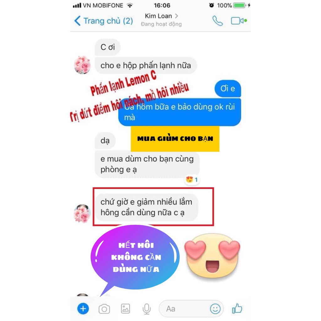 Phấn lạnh Lemon C ngừa hôi nách, hôi chân | BigBuy360 - bigbuy360.vn