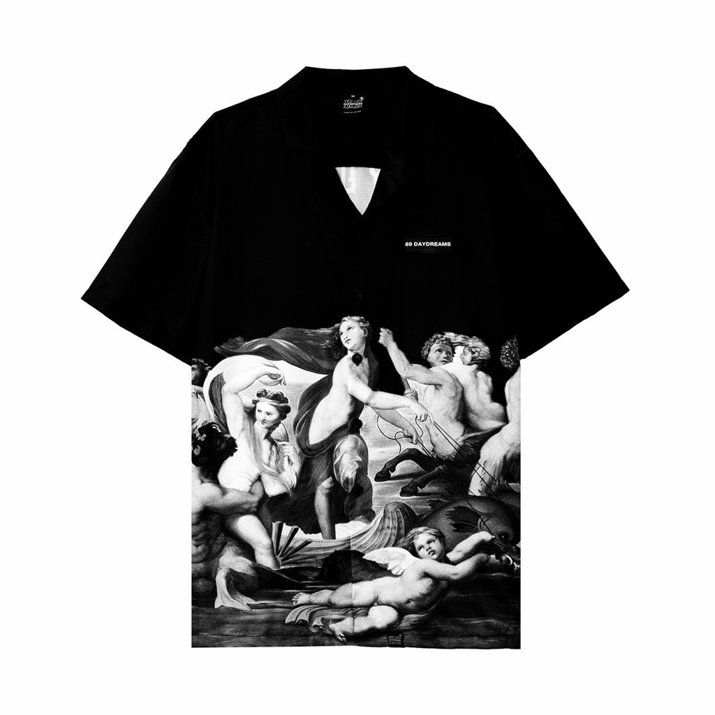 BLACK HALF GALATEA SHIRT - Áo Sơ Mi Tay Ngắn <69DAYDREAMS> CHÍNH HÃNG | BigBuy360 - bigbuy360.vn