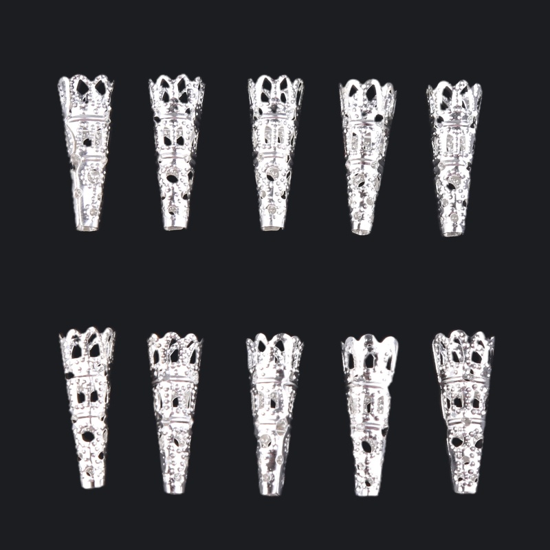 Set 10 Mặt Vòng cổ Hình Hoa Bằng Hợp Kim