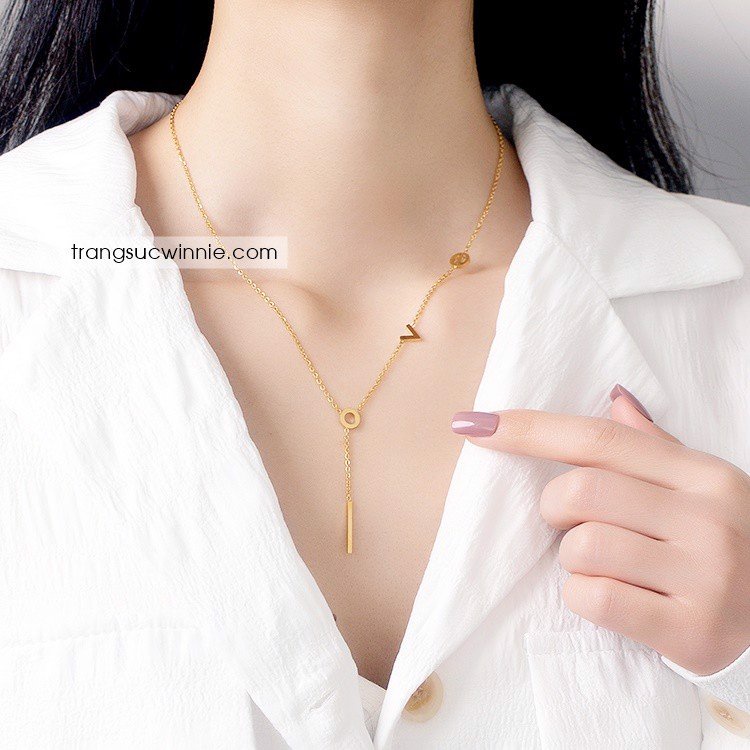 Dây chuyền nữ titan Love VG