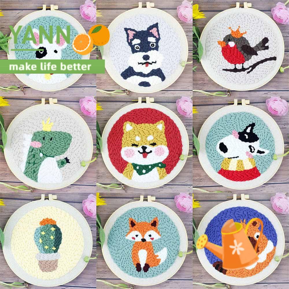 Vòng Thêu Tay Hình Hoa Độc Đáo Tiện Dụng Cho Người Mới Bắt Đầu