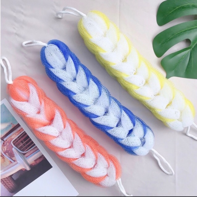 Bông tắm dài_ cọ lưng_loại 7 mắt và 9 mắt