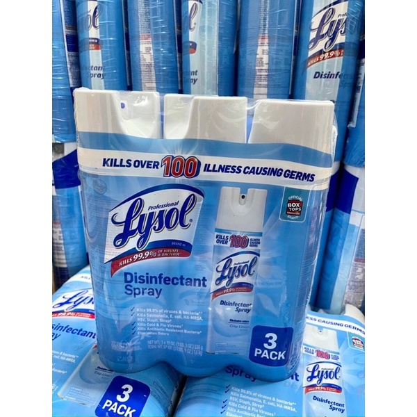 Xịt phòng diệt khuẩn Lysol Disinfectant Spray hàng Mỹ
