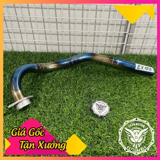[Cổ 7 Màu] Cổ Pô EX 150 Inox 304 Lên 7 Màu Gắn Pô Zin Exciter 150