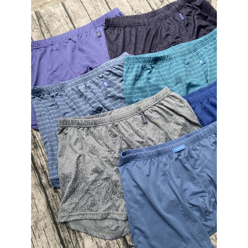 Hàng xuất xịn - Set 5 Quần lót boxer nam chất thun lạnh xuất khẩu