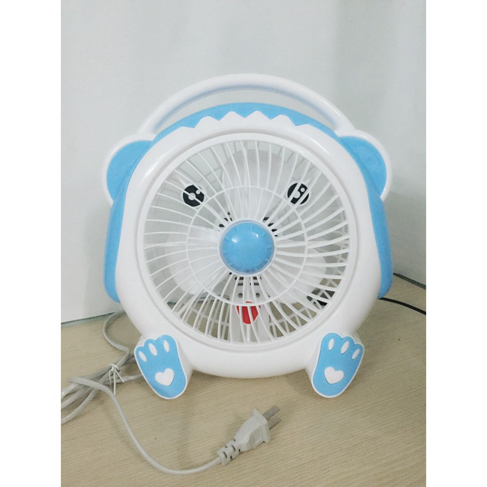 Quạt Mini Để Bàn Cartoon Fan Minion Vàng Siêu Dễ Thương