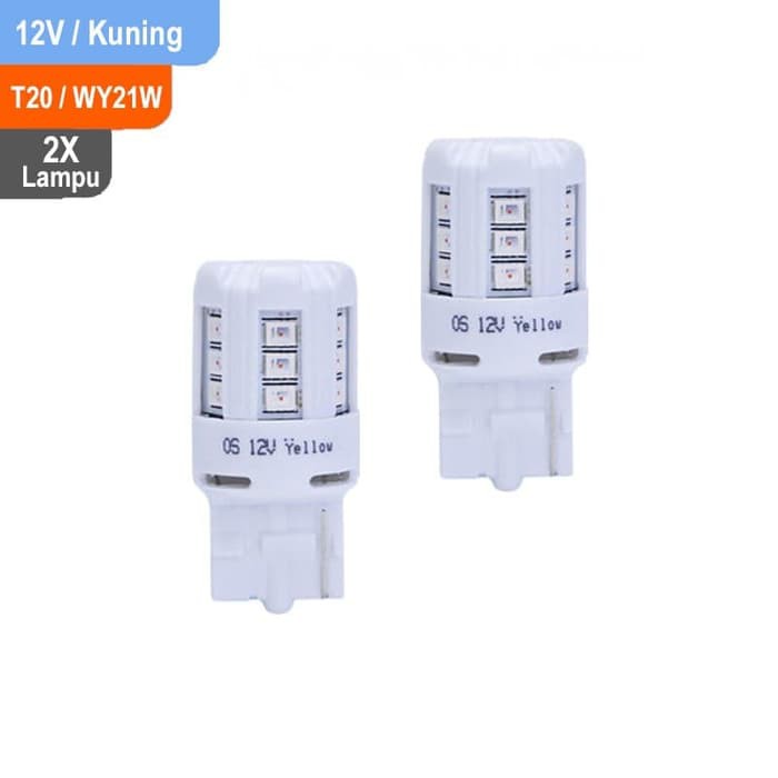 Osram Đèn Led Xi Nhan Màu Vàng T20-7705ye Chuyên Dụng Cho Xe Hơi